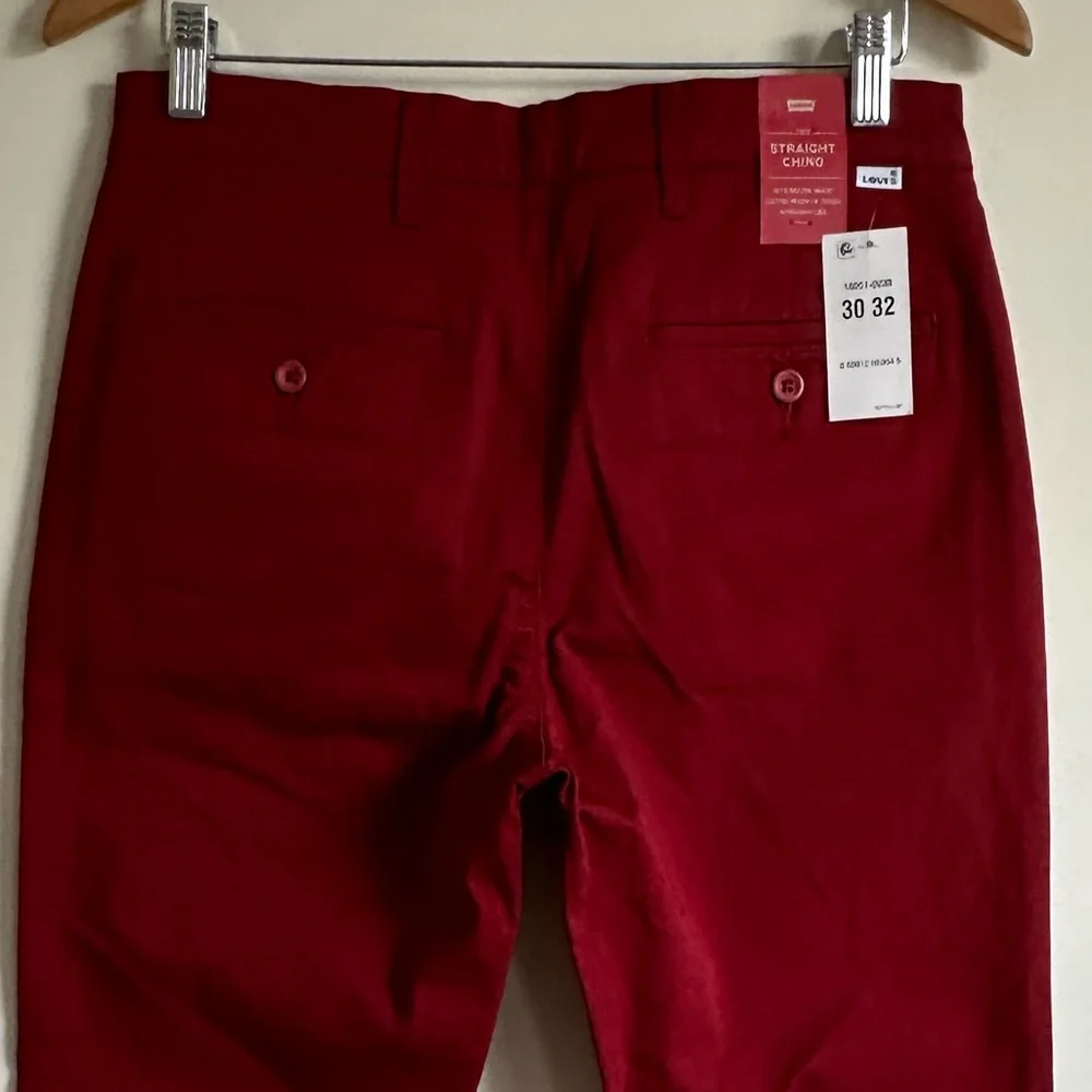 Levi’s || straight chino stretch Red Men's Denim size 30x32